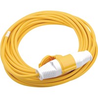 Draper Extension Trailing Lead 32 amp 2.5mm Yellow Cable 110v Draper Extension Trailing Lead 32 amp 2.5mm Yellow Cable 110v