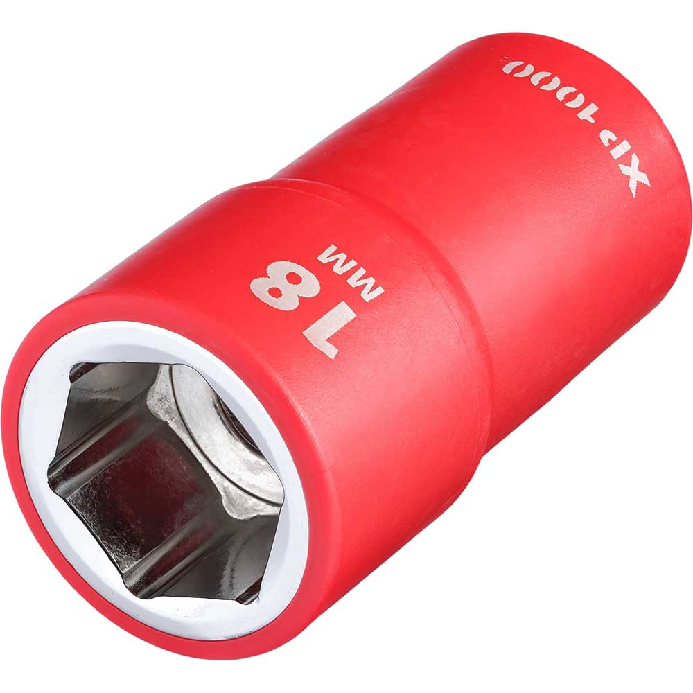 Draper Xp1000 1/2" Drive Vde Insulated Hexagon Socket 1/2" 18Mm Size 1