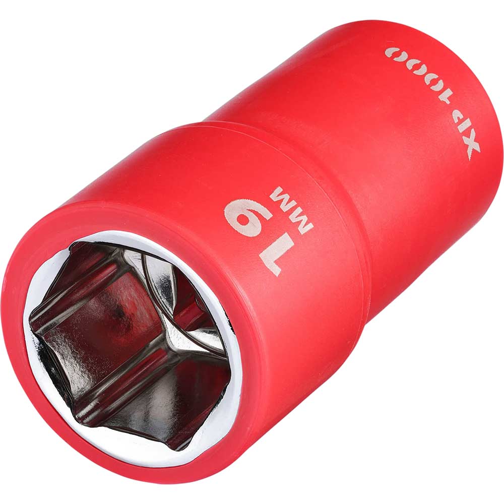 Draper Xp1000 1/2" Drive Vde Insulated Hexagon Socket 1/2" 19Mm Size 1