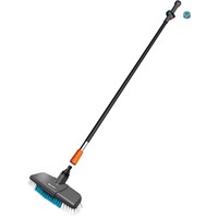 Gardena CLEANSYSTEM Running Water Handle Patio Cleaning Brush Set Gardena CLEANSYSTEM Running Water Handle Patio Cleaning Brush Set