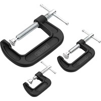 Draper 3 Piece Heavy Duty G Clamp Set Draper 3 Piece Heavy Duty G Clamp Set