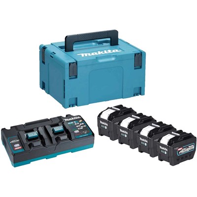 Makita 1910B1-4 40v Max XGT Cordless 4 Battery 8ah and Charger Kit