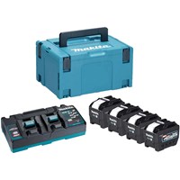 Makita 1910B1-4 40v Max XGT Cordless 4 Battery 8ah and Charger Kit Makita 1910B1-4 40v Max XGT Cordless 4 Battery 8ah and Charger Kit