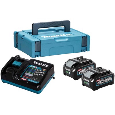 Makita 191M71-7 40v Max XGT Cordless 2 Battery 4ah and 110v Charger Kit