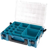 Makita MakPac 13 Compartment Plastic Organiser Case Makita MakPac 13 Compartment Plastic Organiser Case