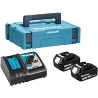 Makita 198119-8 18v LXT Cordless 2 Battery 6ah and Charger Kit Makita 198119-8 18v LXT Cordless 2 Battery 6ah and Charger Kit