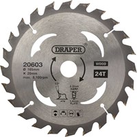 Draper TCT Wood Cutting Circular Saw Blade