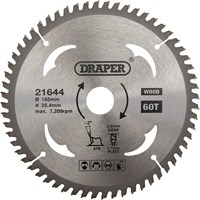 Draper TCT Laminate and Wood Cutting Circular Saw Blade