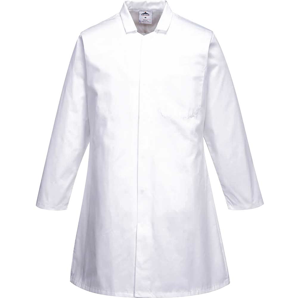 Portwest Mens Single Pocket Food Coat