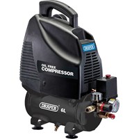 Draper DA6/169 Oil Free Air Compressor 6 Litre
