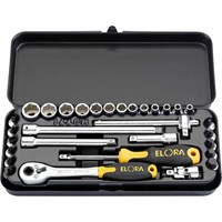 Elora 31 Piece 1/4" Drive Hex Socket and Screwdriver Bit Set Metric Elora 31 Piece 1/4" Drive Hex Socket and Screwdriver Bit Set Metric
