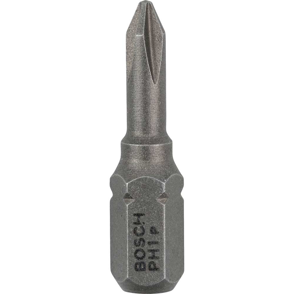 Bosch Professional Bosch Extra Hard Phillips Screwdriver Bits Ph1 25Mm Pack Of Size 25