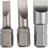 Bosch 3 Piece Slotted Screwdriver Bit Set Bosch 3 Piece Slotted Screwdriver Bit Set