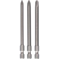 Bosch 3 Piece 89mm Long Phillips Screwdriver Bit Set Bosch 3 Piece 89mm Long Phillips Screwdriver Bit Set