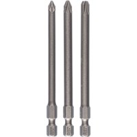 Bosch 3 Piece 89mm Pozi Screwdriver Bit Set Bosch 3 Piece 89mm Pozi Screwdriver Bit Set