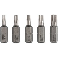 Bosch 5 Piece Extra Hard Torx Screwdriver Bit Set Bosch 5 Piece Extra Hard Torx Screwdriver Bit Set
