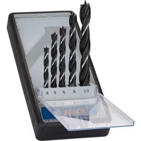 Bosch 5 Piece Brad Point Wood Drill Bit Set Bosch 5 Piece Brad Point Wood Drill Bit Set