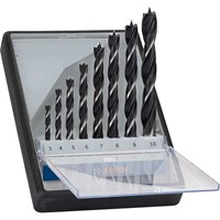Bosch Robust Line 8 Piece Brad Point Wood Drill Bit Set