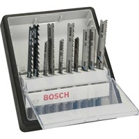 Bosch 10 Piece Metal and Wood Cutting Jigsaw Blade Set Bosch 10 Piece Metal and Wood Cutting Jigsaw Blade Set