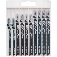 Bosch 10 Piece Wood Cutting Jigsaw Blade Set Bosch 10 Piece Wood Cutting Jigsaw Blade Set