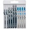 Bosch 10 Piece Wood and Metal Cutting Jigsaw Blade Set  Bosch 10 Piece Wood and Metal Cutting Jigsaw Blade Set