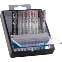 Bosch Pro 10 Piece Wood and Metal Cutting Jigsaw Blade Set Bosch Pro 10 Piece Wood and Metal Cutting Jigsaw Blade Set
