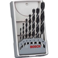 Bosch 7 Piece Brad Point Wood Drill Bit Set