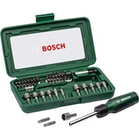 Bosch 46 Piece Ratchet Screwdriver Bit and Socket Set Bosch 46 Piece Ratchet Screwdriver Bit and Socket Set