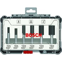 Bosch 6 Piece 1/4" Router Bit Set Bosch 6 Piece 1/4" Router Bit Set