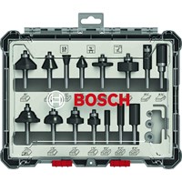Bosch 15 Piece 1/4" Router Bit Set