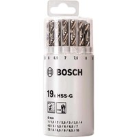Bosch 19 Piece HSS-G Drill Bit Set Bosch 19 Piece HSS-G Drill Bit Set
