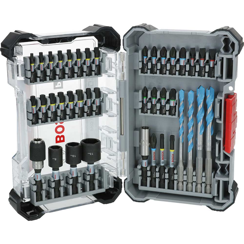 Bosch Professional Bosch Pro Piece Impact Multiconstruction Drill And Screwdriver Bit Set Size 40