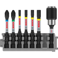 Bosch 7 Piece Impact Control Screwdriver Bit Set Bosch 7 Piece Impact Control Screwdriver Bit Set