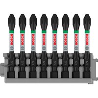 Bosch 8 Piece Impact Control Pozi PZ2 Screwdriver Bit Set Bosch 8 Piece Impact Control Pozi PZ2 Screwdriver Bit Set