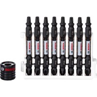 Bosch 9 Piece Impact Double Ended PH2 / T20 Screwdriver Bit Set and Magnetic Sleeve Bosch 9 Piece Impact Double Ended PH2 / T20 Screwdriver Bit Set and Magnetic Sleeve