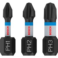 Bosch 3 Piece Impact Control Torsion Phillips Screwdriver Bits Bosch 3 Piece Impact Control Torsion Phillips Screwdriver Bits