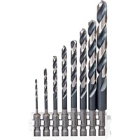 Bosch 8 Piece Impact Control Hex Shank HSS Drill Bit Set Bosch 8 Piece Impact Control Hex Shank HSS Drill Bit Set