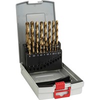 Bosch 19 Piece HSS-TiN Drill Bit Set