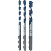 Bosch 3 Piece Blue Granite Masonry Drill Bit Set