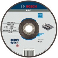 Bosch A30T BF Drepressed Centre Metal Grinding Disc  Bosch A30T BF Drepressed Centre Metal Grinding Disc