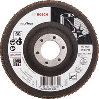 Bosch X581 Best for Inox Straight Flap Disc  Bosch X581 Best for Inox Straight Flap Disc