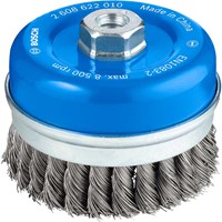 Bosch 0.5mm Knotted Steel Wire Cup Brush Bosch 0.5mm Knotted Steel Wire Cup Brush