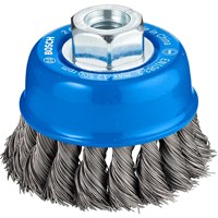 Bosch 0.35mm Knotted Steel Wire Cup Brush Bosch 0.35mm Knotted Steel Wire Cup Brush