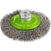 Bosch Conical 0.35mm Inox Crimped Wire Wheel Bosch Conical 0.35mm Inox Crimped Wire Wheel