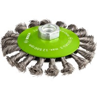 Bosch 0.35mm Inox Knotted Wire Wheel Brush Bosch 0.35mm Inox Knotted Wire Wheel Brush
