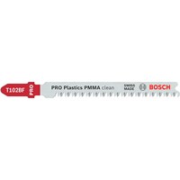 Bosch T102BF Plastic Perspex Cutting Jigsaw Blade Bosch T102BF Plastic Perspex Cutting Jigsaw Blade