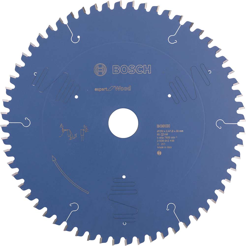 Bosch Professional Bosch Expert Csb For Wood Circular Saw Blade 250Mm 60T 30Mm Medium