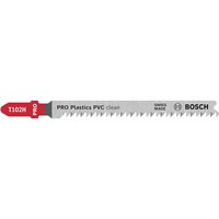 Bosch Pro T102H Plastics PVC Clean Cutting Jigsaw Blade 