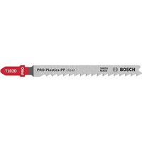 Bosch Pro T102D Plastics PP Clean Cutting Jigsaw Blade 