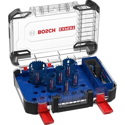 Bosch Expert 9 Piece Power Change Tough Material Universal Hole Saw Set